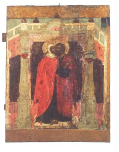Зачатие Праведной Анны. Икона XVI века